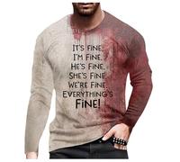 NNGOTD Halloween Sweatshirt Men Spooky Shirts Oversized Skeleton Tops Cute Skull Crewneck Sweater Fall Pullover Shirt Loose Fit Orange Tshirt Teen Halloween Costumes Boys (Purple, XL)