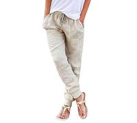 NNGOTD Lounge Pants Women, Womens Trousers Back Pants Drawstring Elastic Waist Pink Linen Pants Casual Pants Women Casual Pants for Winter Petite Office Work Smart Formal Relaxed Fit Trouser