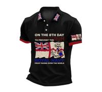 NNGOTD Men's Hawaiian Floral Shirts Short Sleeve Crew Neck Cotton T-Shirts Casual Ultra Soft Tshirt Tops Classic Basic Tees Union Jack Flag t Shirt Mens Cruise Shirts Blouses
