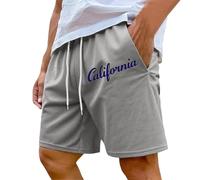NNGOTD Mens Multi-Pocket Cotton Shorts Camo Cargo Shorts Loose Fit Camouflage Short Flat-Front Chino Trouser Dress Slacks Expandable Waist Big and Tall Harem Pants Sportwear （Grey,XL）