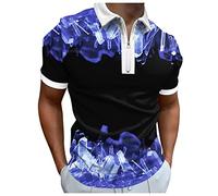NNGOTD Mens Polo Shirt Cotton Polos Tshirt Pique Pocket T Shirt Summer Collar Tshirts Top Gym T Shirts Men Cotton Mens Polo Shirts Medium White Mens Thermal Long Sleeve top Shirt (Blue, M)