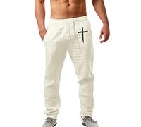 NNGOTD Tactical Trousers for Men UK Mens Cargo Pants 34x34 Track Suit for Women for Jogging Men's Capris Mens Black Dress Pants Slim fit Black Jeans Pant for Men Mens Chino Pants (White, XXXL)