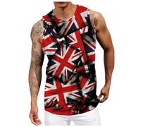 NNGOTD Union Jack 2024 Men Graphic T Shirts UK British Flag Front Pocket Hawaiian Flower Shirts Casual Short Sleeve Button Down Beach Summer Shirts 2024 King Charles Coronation Plus Size Blouse