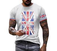 NNGOTD Union Jack Flag Mens Shirts United Kingdom Britain England Funky Flower Flamingo Beach Casual Short Sleeve Summer Shirts Britain Union Jack Grunge Flag Pirate Shirt