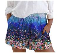 NNGOTD Women's 2 in 1 Running Sports Shorts with Zipper Pocket Drawstring Quick Dry Workout Gym Yoga Shorts Petite Yoga Pants White Shorts Women Tailored Trousers for Women UK (Purple, S)