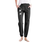 NNGOTD Womens Casual Fleece Jogging Joggers Tracksuit Bottoms Ladies Jog Pants Sport Gym Drawstring Loungwear Slim Fit Cargo Pants White Cycling Shorts Women Ribbed Leggings for Women UK (Black, XXL)