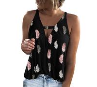 NNGOTD Women's Casual Oversized T Shirts Ladies Blouses Womens V Neck Long Sleeve Tops Summer Chiffon Tunics Tiger Print Tops for Women UK Blouses (Pink, XXL)