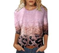 NNGOTD Women's Chiffon Blouse Long Sleeve V Neck Shirt Black Oversized T Shirt Off The Shoulder Top (Pink, XXXL)