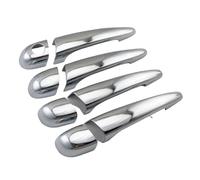NNJIEUPO Car Door Handle Cover Compatible with for Serie 3 E46 330Ci 1996 1997 1998 1999 2000-2005 Chrome Silver Door Handle Cover Car Accessories Decoration