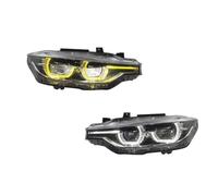 NNJIEUPO Car Dynamic Headlights Compatible With For 3 F30 F35 2013 2014 2015 2016 2017 2018 Car Headlight Light Assemblies DRL Turn Signal Lamp OEM 202407BMW035