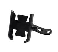 NNJIEUPO Motorcycle Phone Clamp Compatible With Aprilia For SRMAX300 For SRMAX250 For GPR150 For GPR125 Motorcycle Mobile Phone Holder Handlebar GPS Stand Navigation(Black,Mirror Holder)