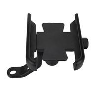 NNJIEUPO Motorcycle Phone Clamp Compatible With Niken 2018 2019 2020 Motorcycle Mirror Handlebar Phone Holder Gps Bracket Stand Accessories Universal(Black,Mirror Holde)