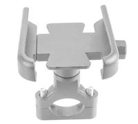 NNJIEUPO Motorcycle Phone Clamp For C650 For Sport 2015-2024 2023 2022 2021 20 Motorcycle Handlebar Mobile Phone Holder GPS Stand Navigation Bracket Universal(Silver,Handlebar)