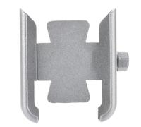 NNJIEUPO Motorcycle Phone Clamp For NINJA400 For NINJA 400 2018-2025 2024 2023 Motorcycle Mobile Phone GPS Navigation Handlebar Bracket Support Mount CNC(Silver,Handlebar)