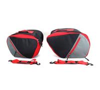 NNJIEUPO Motorcycle Saddle Bag Compatible With For TRACER 900 For GT Motorcycle Suitcases Inner Bags Toolbox Tail Box Pannier Saddlebag Accessories Side Bag Set(Red)