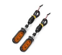 NNJIEUPO Motorcycle Signal Lights Compatible With Bajaj For Pulsar For 200NS For RS200 For AS200 Motorcycle Turn Signals Directional Rear Tail Brake Flasher Light Stop Signal