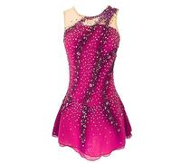 Nnnydjy Professional Figure Skating Competition Dresses for Girl Artistic Ice Skating Skirt Ballet Gymnastics Leotards,A,4_6Years