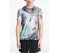 NNORMAL abstract-print raglan-sleeve T-shirt - Grey XL