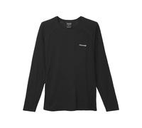 Long-sleeved Merino NNormal T-shirt in intense black. - M