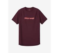 NNormal Race 2.0 short sleeve t-shirt burgundy red - XL