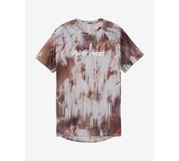 NNormal Race 2.0 short sleeve t-shirt reddish brown white - M