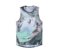 NNormal Race Tank Sleeveless Shirt Gray Black Green, Size S
