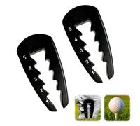 nnOuOnn 2Pcs Golf Tee Height Tool, Adjustable Precision Tees Height Setter, Golf Training Aid for Consistent Swings Accessories, Portable Design for Women Men Golfers