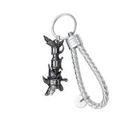 nnOuOnn Gaming Anime Keychain for Men Cool Car Metal Game Cannon Keychains Shark Bone Rocket Weapon Keychain with a Strap Suitable for Bags, Wallets, Backpacks, Cars, Handbags and Belt Charms