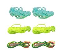 nnOuOnn Zip String Toy for Pets, Glow in The Dark Rope Launcher Cat and Dog Toys (6PC Single Rope)