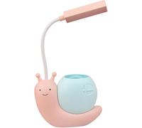 NNOVAT Cute Kids Night Light LED Desk Lamp for Kids Cute Pet Snails Lamp Desk Accessories Flexible Gooseneck Eye-Care Cartoons Small Desk Lamp for Girls Bedroom Decor Gifts(Blue)