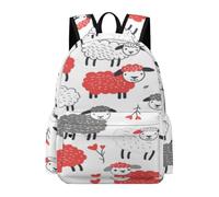 NNSECS Cute Sheep Backpack Boys Sheep Backpack 3D Backpack School Lightweight Travel Outdoor Leisure, 10