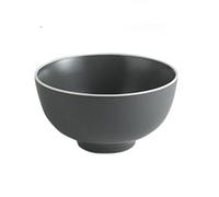 NNYCC Dinnerware Sets Plate And Bowl Set Matchable Ceramic Tableware Matte Glaze Non Slip Base Good For The Kitchen At Home Dishwasher And Microwave Safe,Grey,4.5in bowl x1