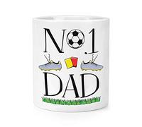 No.1 Dad Football Makeup Brush Pencil Pot