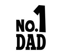 No. 1 Dad Men's T-Shirt - White - L - White