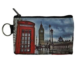 No.1 Gifts Women's Coin Purses Souvenir London Telephone Box Big Ben Westminster Bridge Picture Small