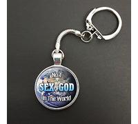 No.1 Sex God in The World Pendant On A Snake Keyring Gift N24