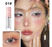 (No. 1, white broken diamond) A Drop of Tear Liquid Eyeshadow Ultra Glitter Bed Silkworm Pen Brightening Eyeshadow liquid highlight