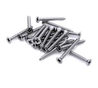 No.10 x 0.875 (4.8mm x 22mm) Pozi Countersunk Self-Tapping Screw - Stainless Steel (A2) (Pack of 20)