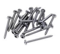 No.10 x 0.875 (4.8mm x 22mm) Pozi Pan Self-Tapping Screw - Stainless Steel (A2) (Pack of 20)