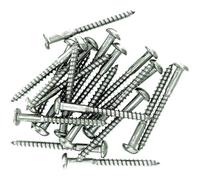 No.10 x 1.18 (5.0mm x 30mm) Pozi Pan Wood Screw - Stainless Steel (A2) (Pack of 20)