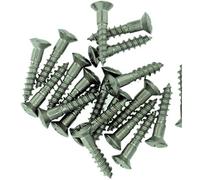 No.10 x 1.18 (5.0mm x 30mm) Pozi Raised Countersunk Wood Screw - Stainless Steel (A2) (Pack of 20)