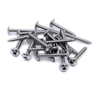 No.10 x 1.25 (4.8mm x 32mm) Pozi Flanged Self-Tapping Screw - Stainless Steel (A2) (Pack of 20)
