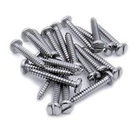 No.10 x 1.25 (4.8mm x 32mm) Slot Pan Self-Tapping Screw - Stainless Steel (A2) (Pack of 20)