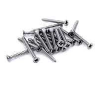 No.10 x 1.5 (4.8mm x 38mm) Pozi Countersunk Self-Tapping Screw - Stainless Steel (A2) (Pack of 20)
