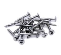 No.10 x 1.5 (4.8mm x 38mm) Pozi Flanged Self-Tapping Screw - Stainless Steel (A2) (Pack of 20)