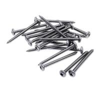 No.10 x 1.5 (4.8mm x 38mm) Pozi Pan Self-Tapping Screw - Stainless Steel (A2) (Pack of 20)