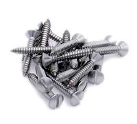 No.12 x 0.5 (5.5mm x 13mm) Slot Raised Countersunk Self-Tapping Screw - Stainless Steel (A2) (Pack of 20)