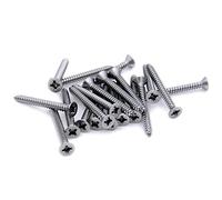No.12 x 0.625 (5.5mm x 16mm) Pozi Countersunk Self-Tapping Screw - Stainless Steel (A2) (Pack of 20)