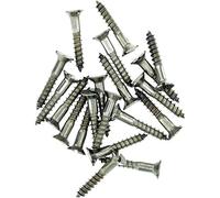 No.12 x 1.18 (5.5mm x 30mm) Slot Countersunk Wood Screw - Stainless Steel (A2) (Pack of 20)