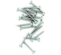 No.12 x 1.2 (6mm x 30mm) Pozi Pan Chipboard Screw - Stainless Steel (A2) (Pack of 20)